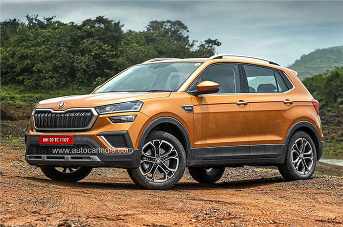 Kia Seltos vs Skoda Kushaq: which one should you buy? 2022 Skoda Kushaq front three quarter.